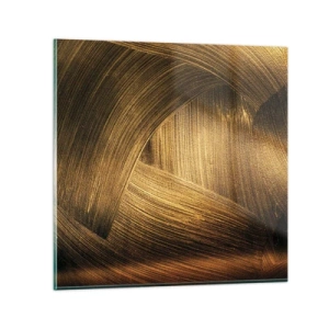 Obraz na skle - Ve zlatém labyrintu - 60x60 cm