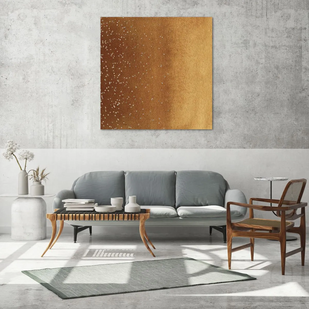 Obraz na skle - Zrození světla - 50x50 cm