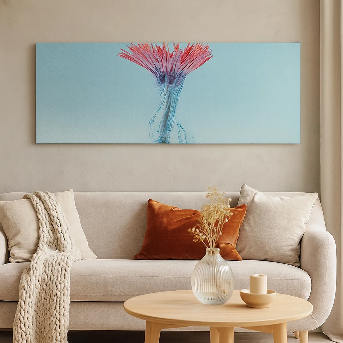 Obraz na plátně - V osvěžujícím objetí - 30x30 cm