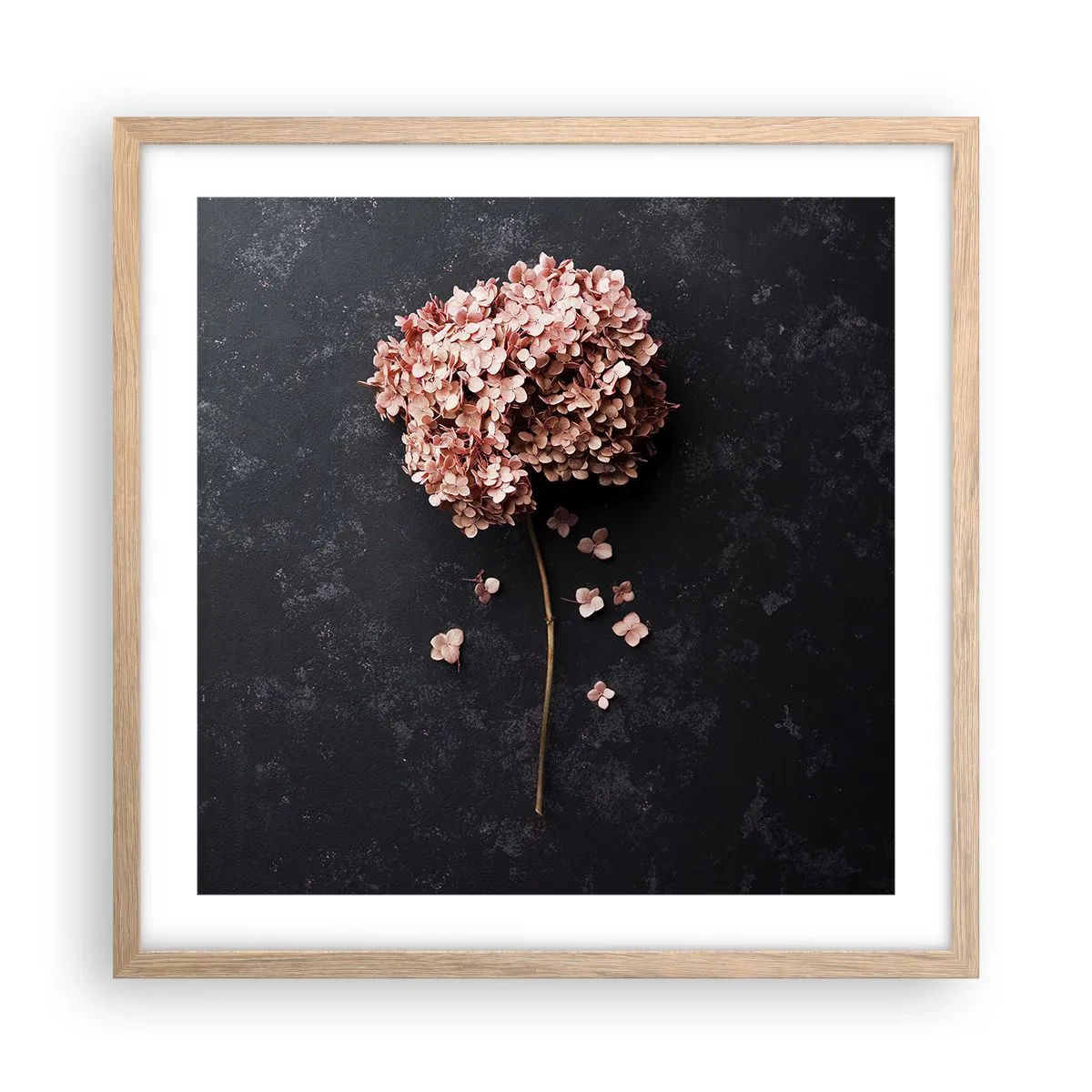 Plakát v rámu světlý dub - Skutečně romantické znamení - 50x50 cm