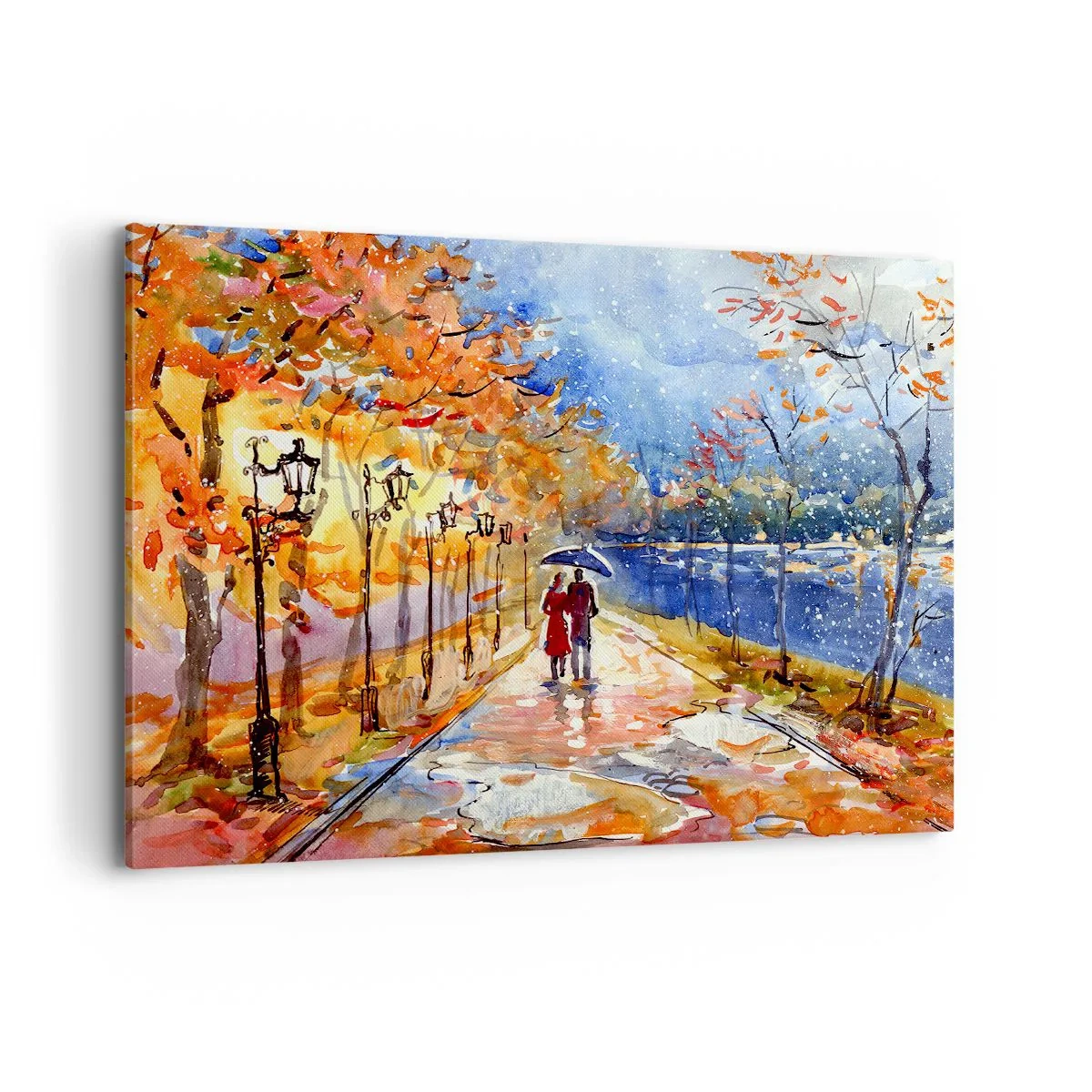 Obraz na plátně - Společně k hranici času - 100x70 cm