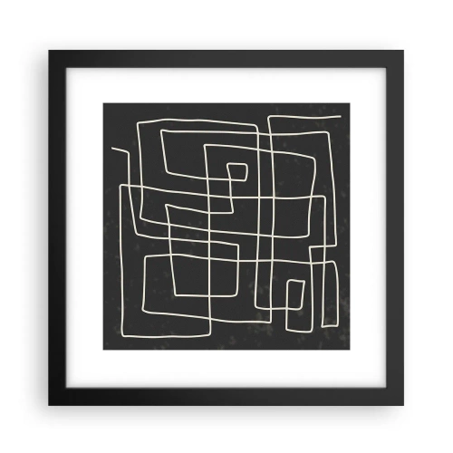 Plakát v černém rámu - Není to tak jednoduché - 30x30 cm