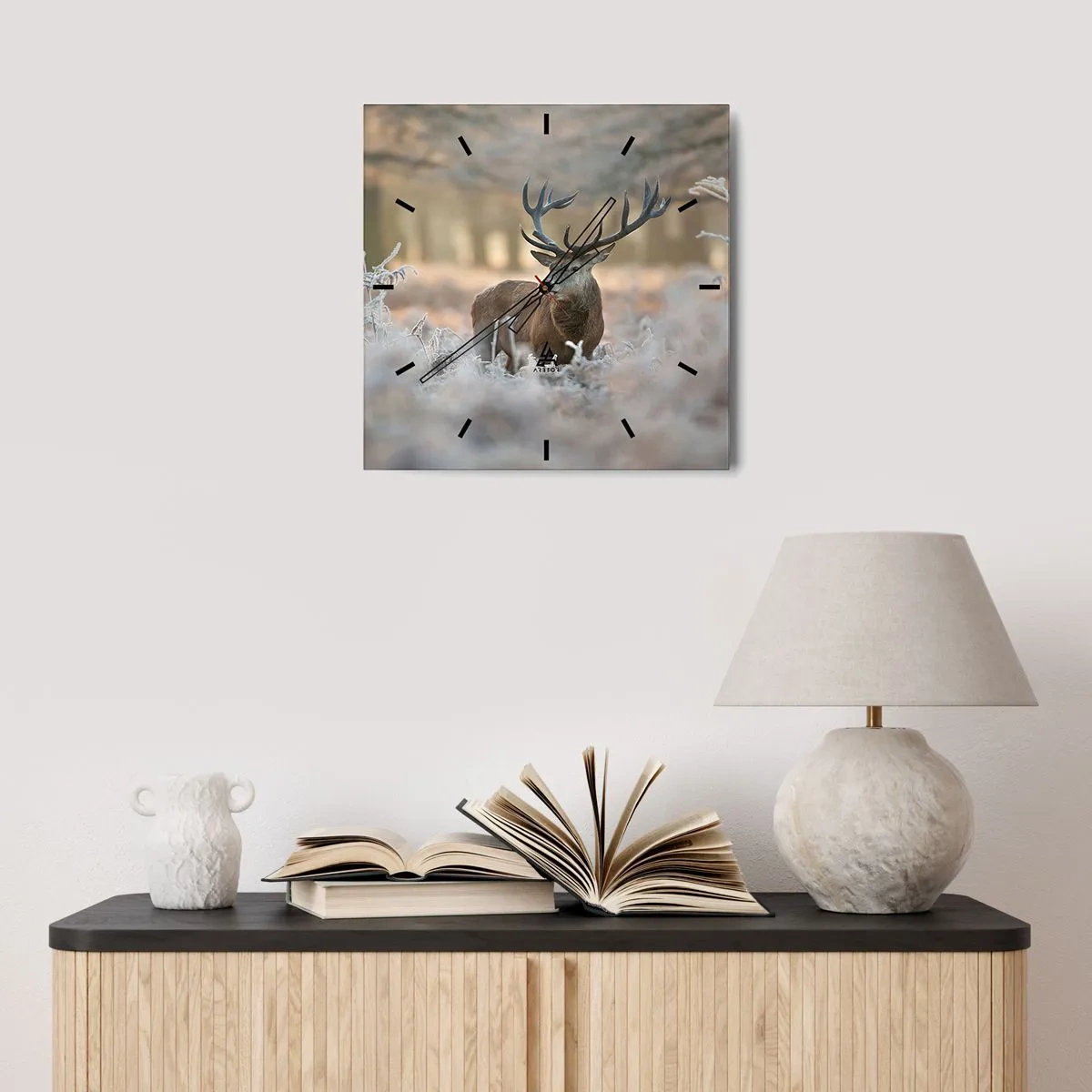 Nástěnné hodiny - Svěží ráno - 40x40 cm