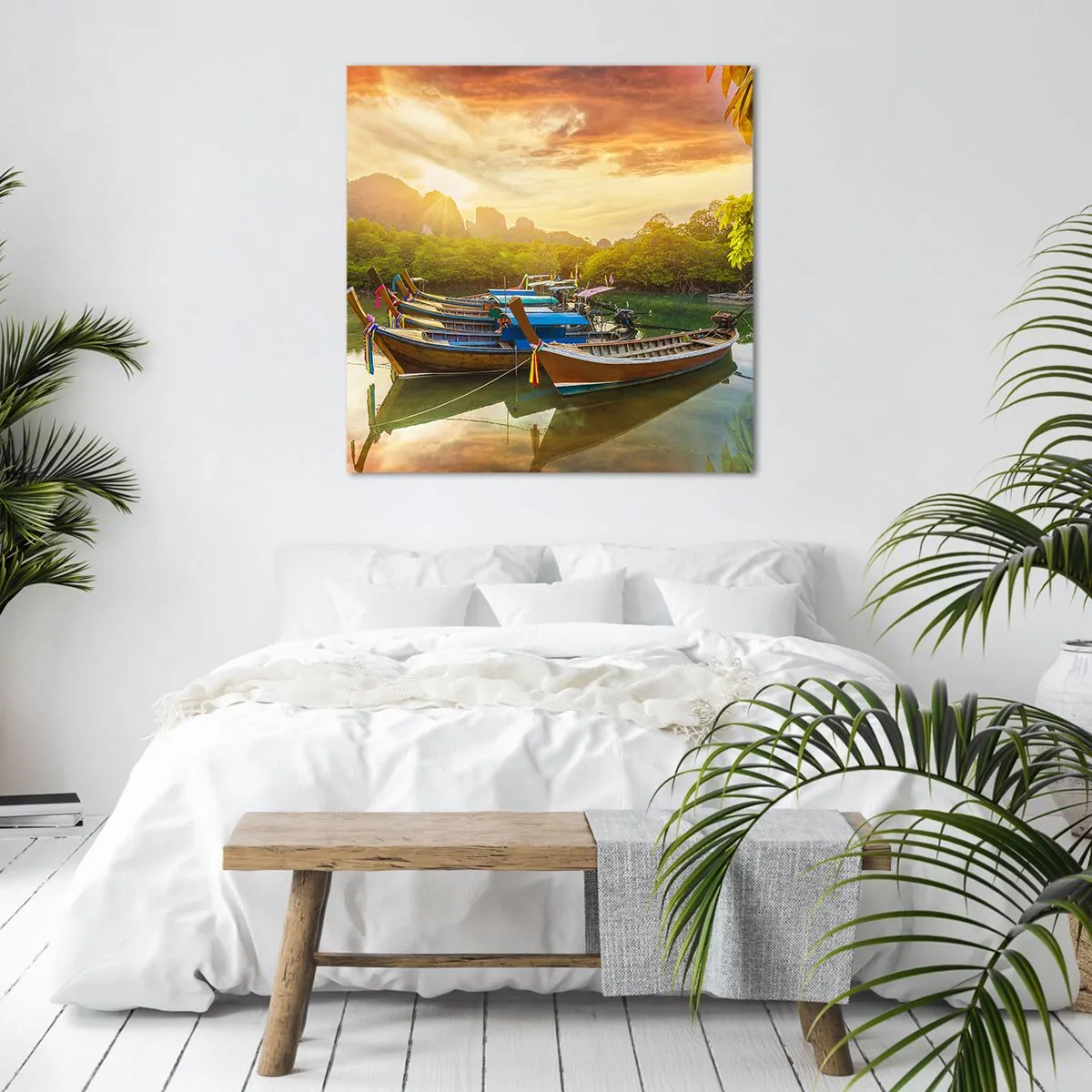 Obraz na plátně - Před rušným dnem - 50x50 cm