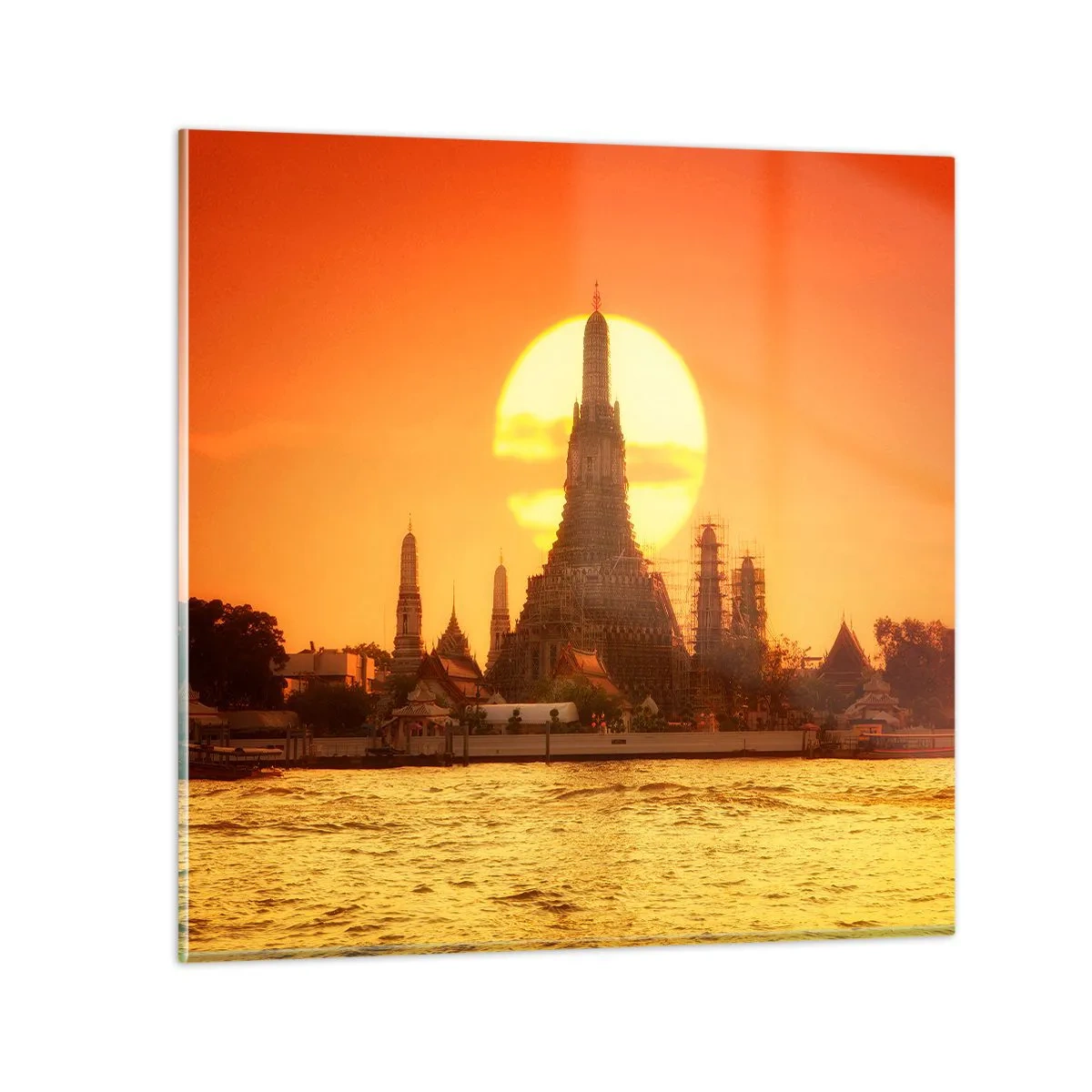 Obraz na skle - Ke slunci, vždy ke slunci - 40x40 cm