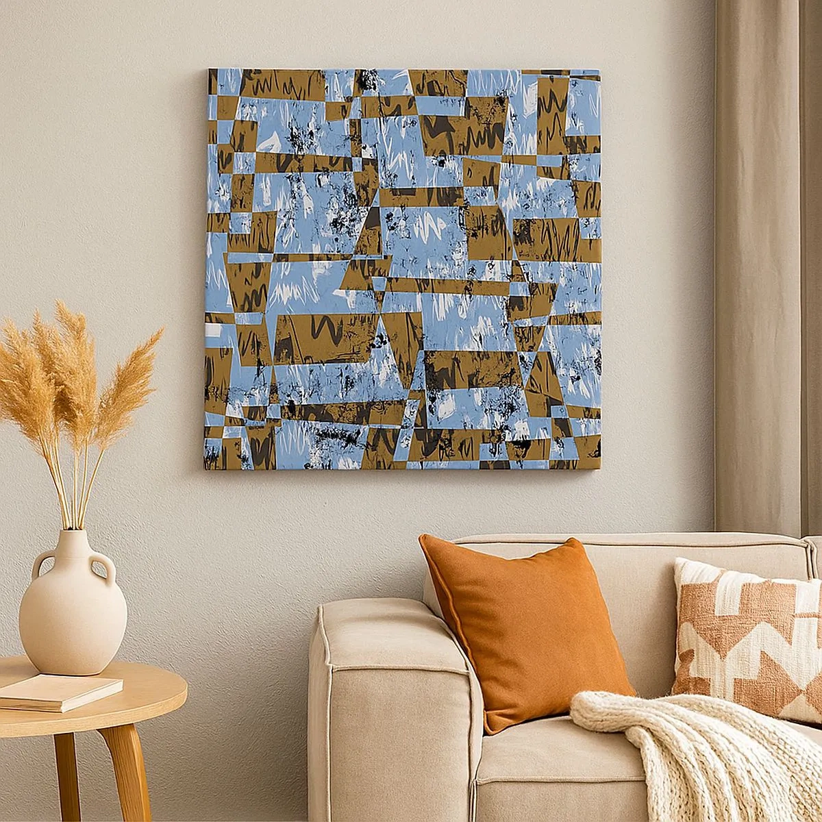 Obraz na plátně - Nelidová vystřihovánka - 30x30 cm