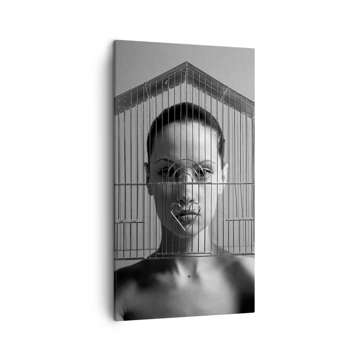 Obraz na plátně - Tak trochu surrealistický portrét - 45x80 cm