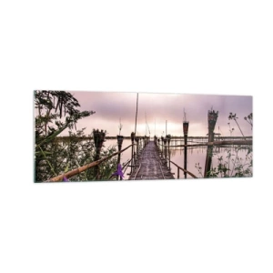 Obraz na skle - Klid a pohoda Asie - 140x50 cm