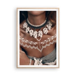 Plakát v rámu světlý dub - Talismany, rituály ženskosti - 70x100 cm