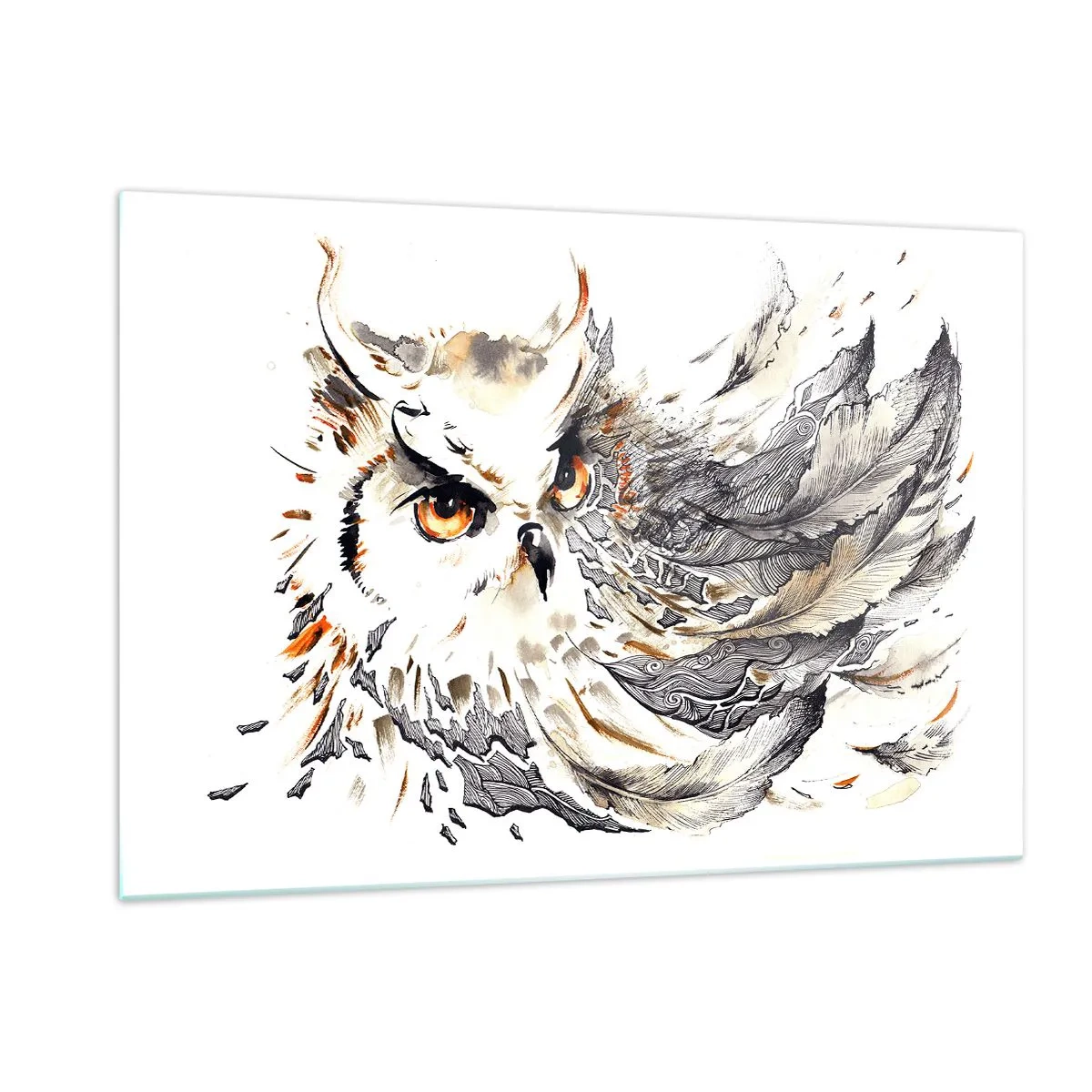 Obraz na skle - Přišla ze světa kouzel - 120x80 cm