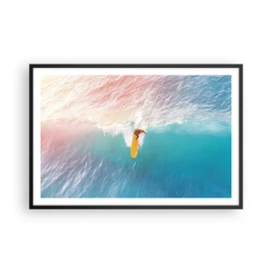 Plakát v černém rámu - Oceanický jezdec - 91x61 cm