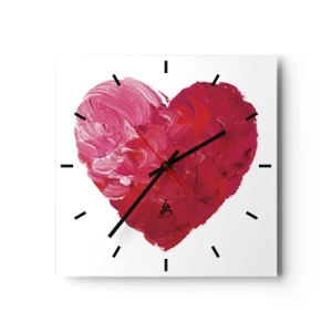 Nástěnné hodiny - All you need is love - 30x30 cm