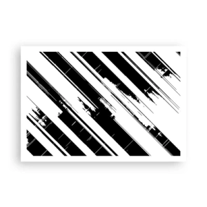 Plakát - Intenzivní a dynamická kompozice - 100x70 cm