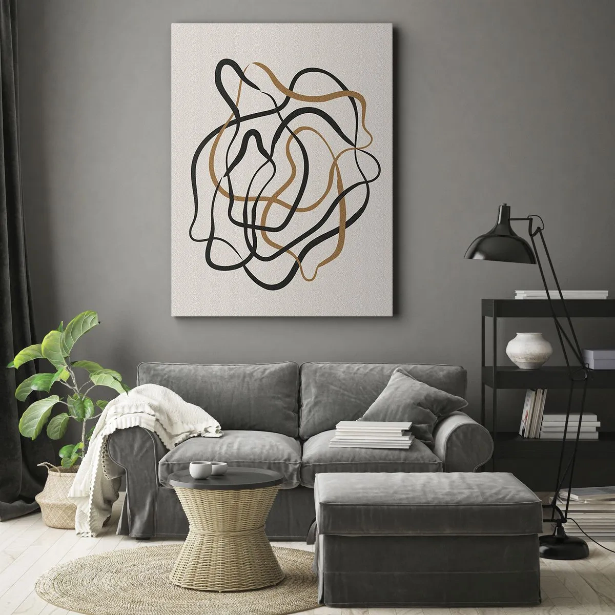 Obraz na plátně - Všechno se pokroutilo - 50x70 cm