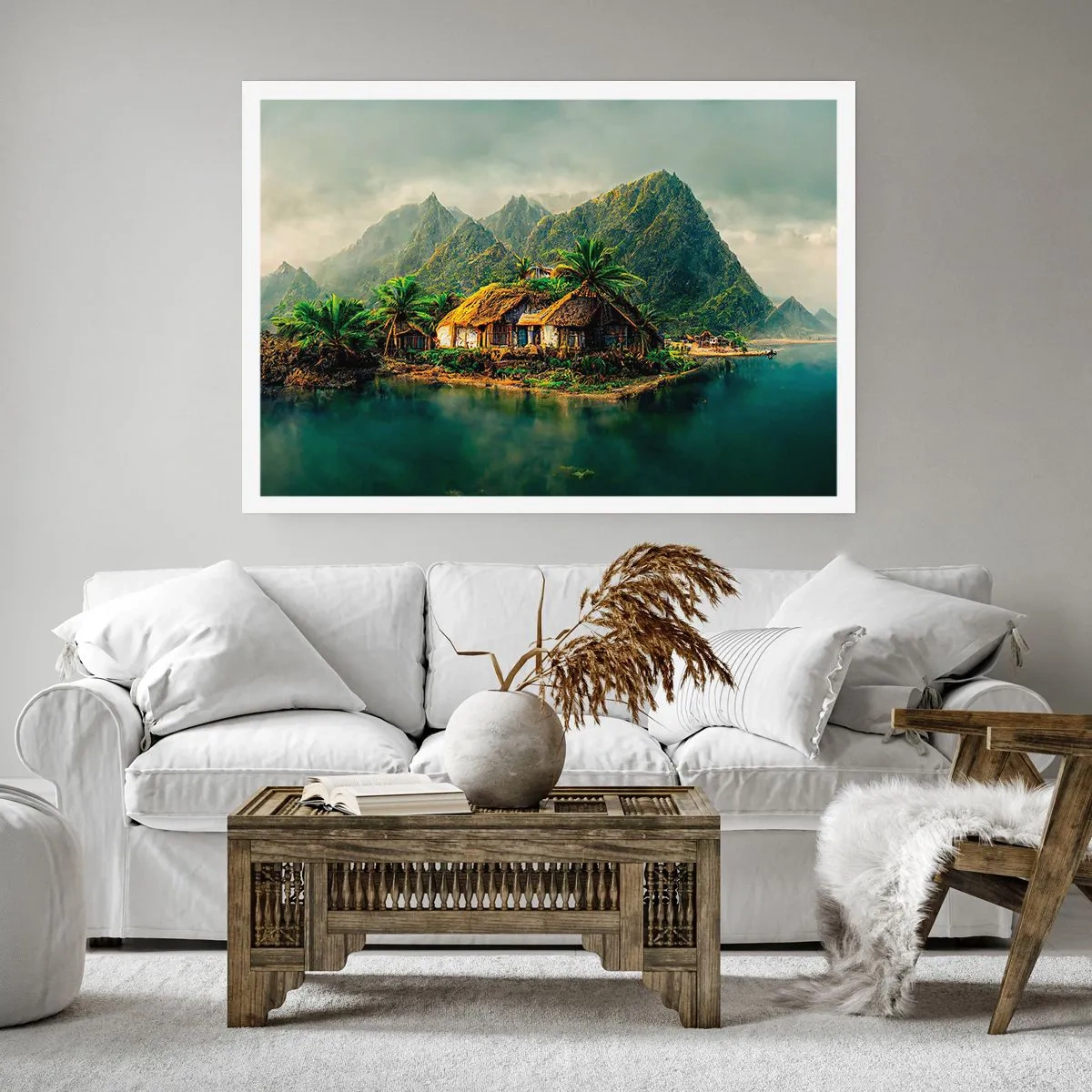 Plakát - Tropický ráj - 70x50 cm