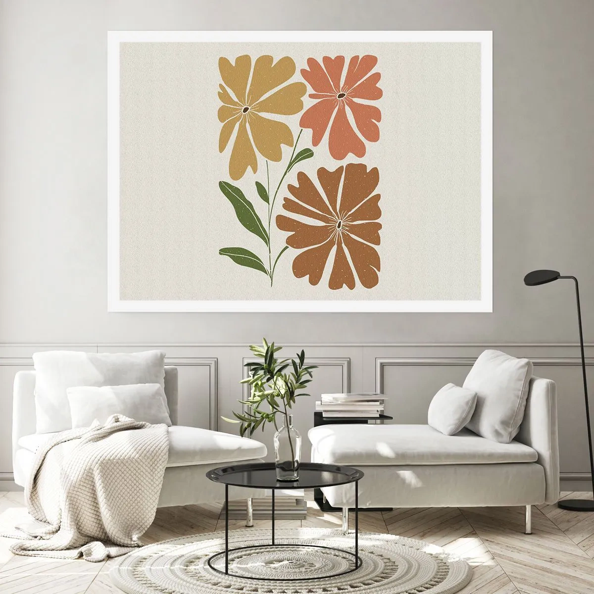 Plakát - Příroda a geometrie - 100x70 cm