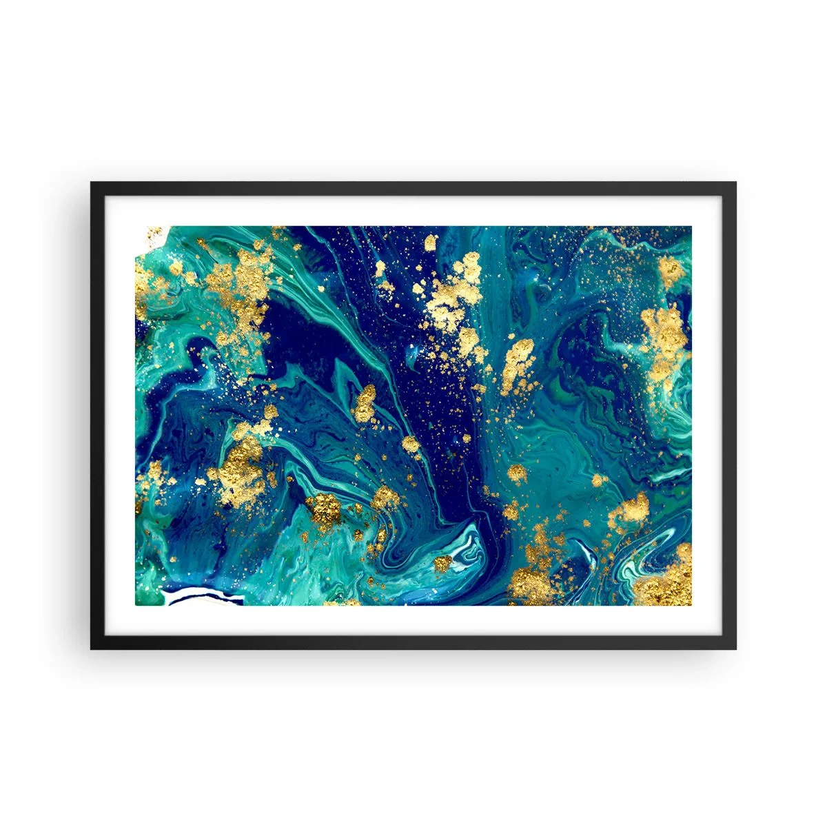 Plakát v černém rámu - Plátky slunce - 70x50 cm