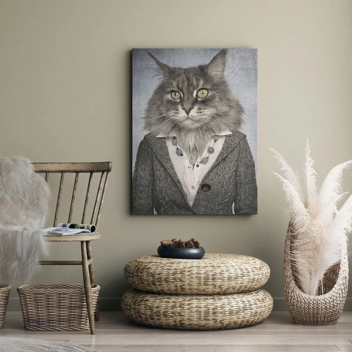 Obraz na plátně - Kožichy znovu v módě - 50x70 cm