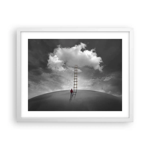 Plakát v bílém rámu - Všechno je možné - 50x40 cm