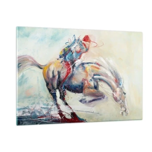 Obraz na skle - Drž se, letíme - 120x80 cm