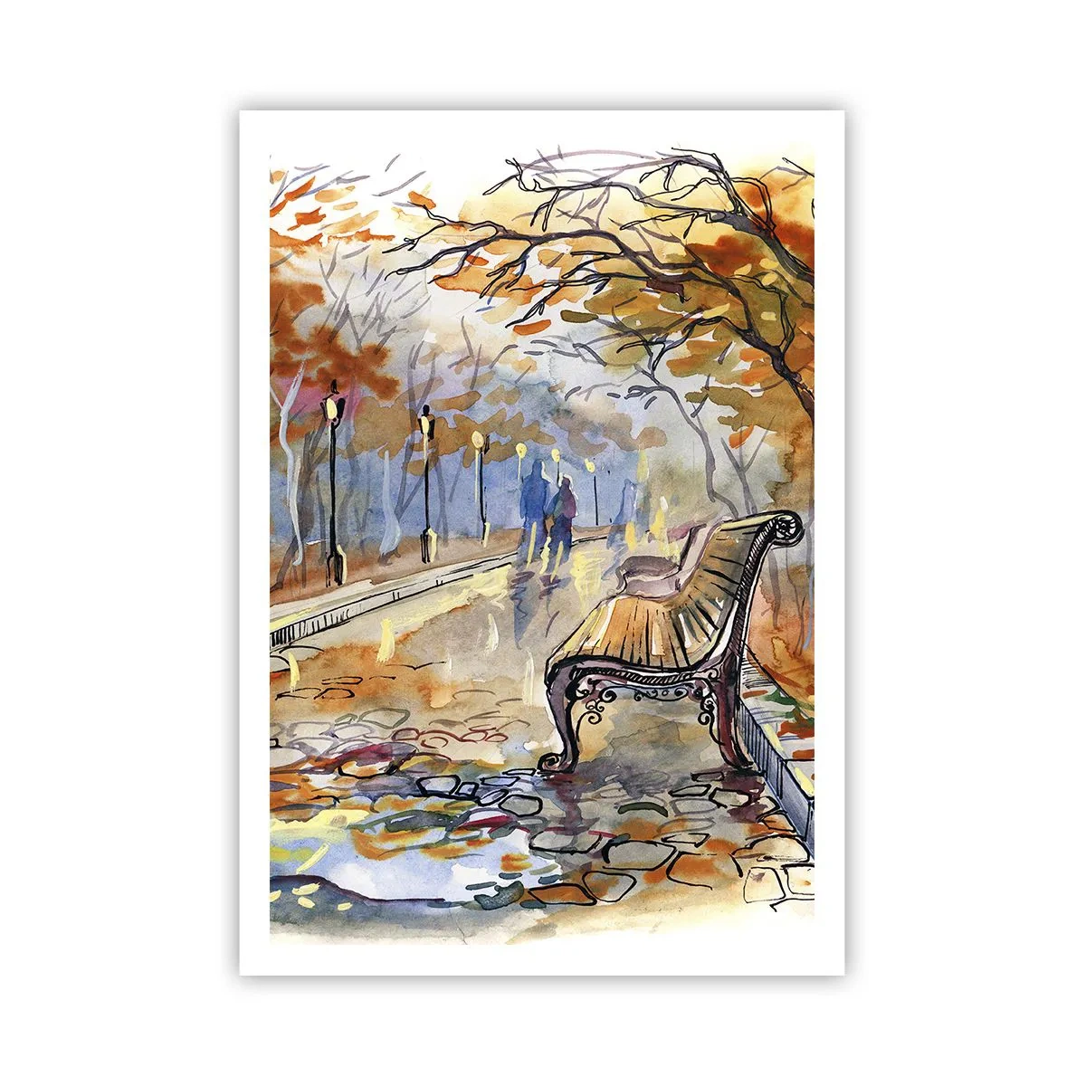 Plakát - Společně putovat podzimem - 70x100 cm
