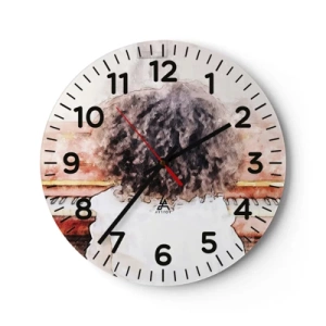 Nástěnné hodiny - V novém světě - 30x30 cm