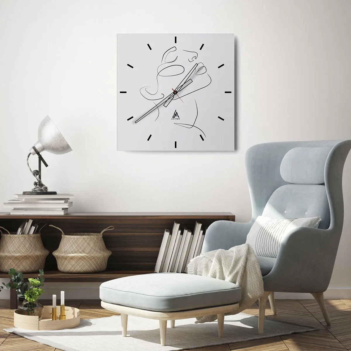 Nástěnné hodiny - Meandry snu - 40x40 cm