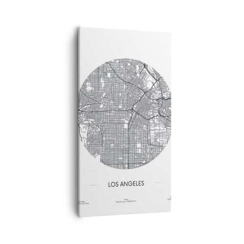 Obraz na plátně - Anatomie Los Angeles - 55x100 cm