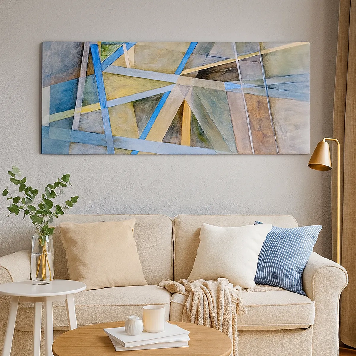 Obraz na plátně - Přímo nebo diagonálně? - 30x30 cm