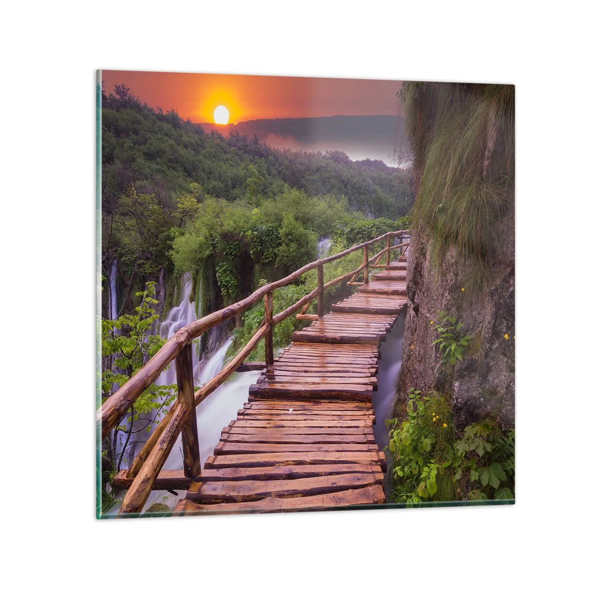 Obraz na skle - Neuvěřitelná krása - 60x60 cm