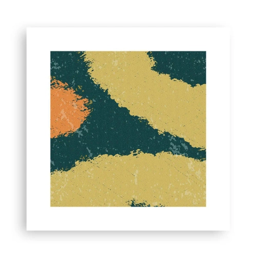 Plakát - Abstrakce – zpomalený pohyb - 30x30 cm