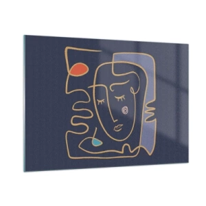 Obraz na skle - V zádumčivosti - 100x70 cm