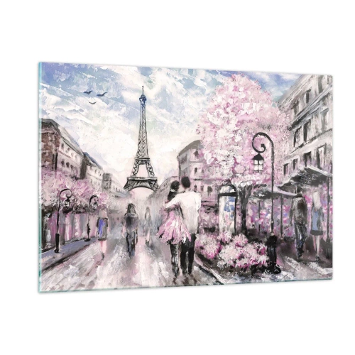 Obraz na skle - Když se zamilovat, tak jenom v… - 120x80 cm