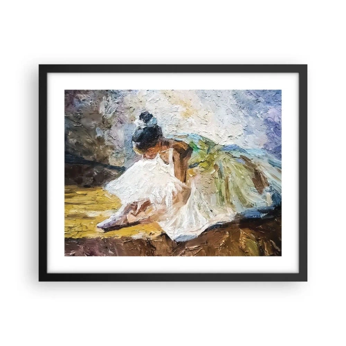 Plakát v černém rámu - Z Degasova obrazu - 50x40 cm
