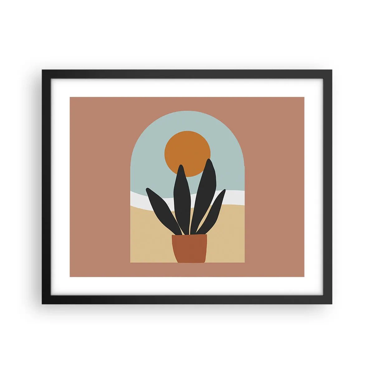 Plakát v černém rámu - Malé radosti - 50x40 cm