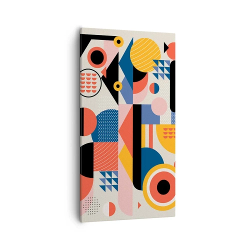 Obraz na plátně - Kompozice: pojďme si hrát - 55x100 cm