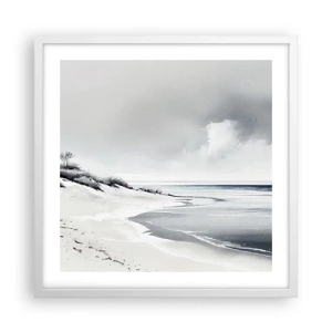 Plakát v bílém rámu - Vždycky spolu - 50x50 cm