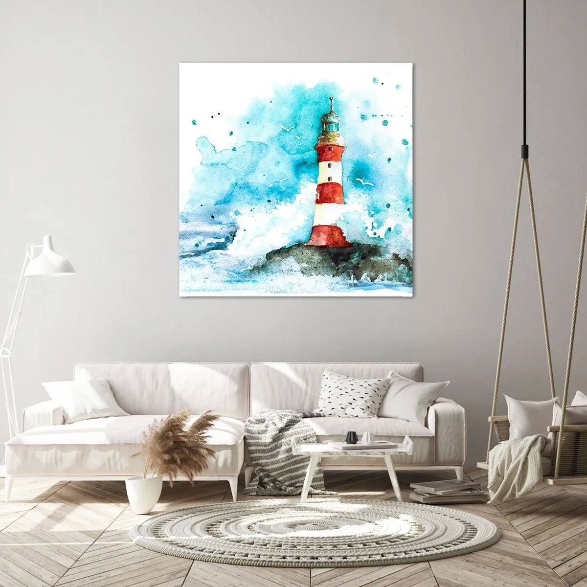 Obraz na plátně - Jednota živlů - 60x60 cm