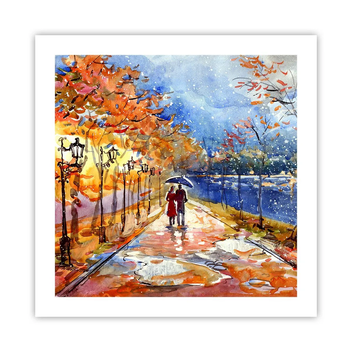 Plakát - Společně k hranici času - 50x50 cm