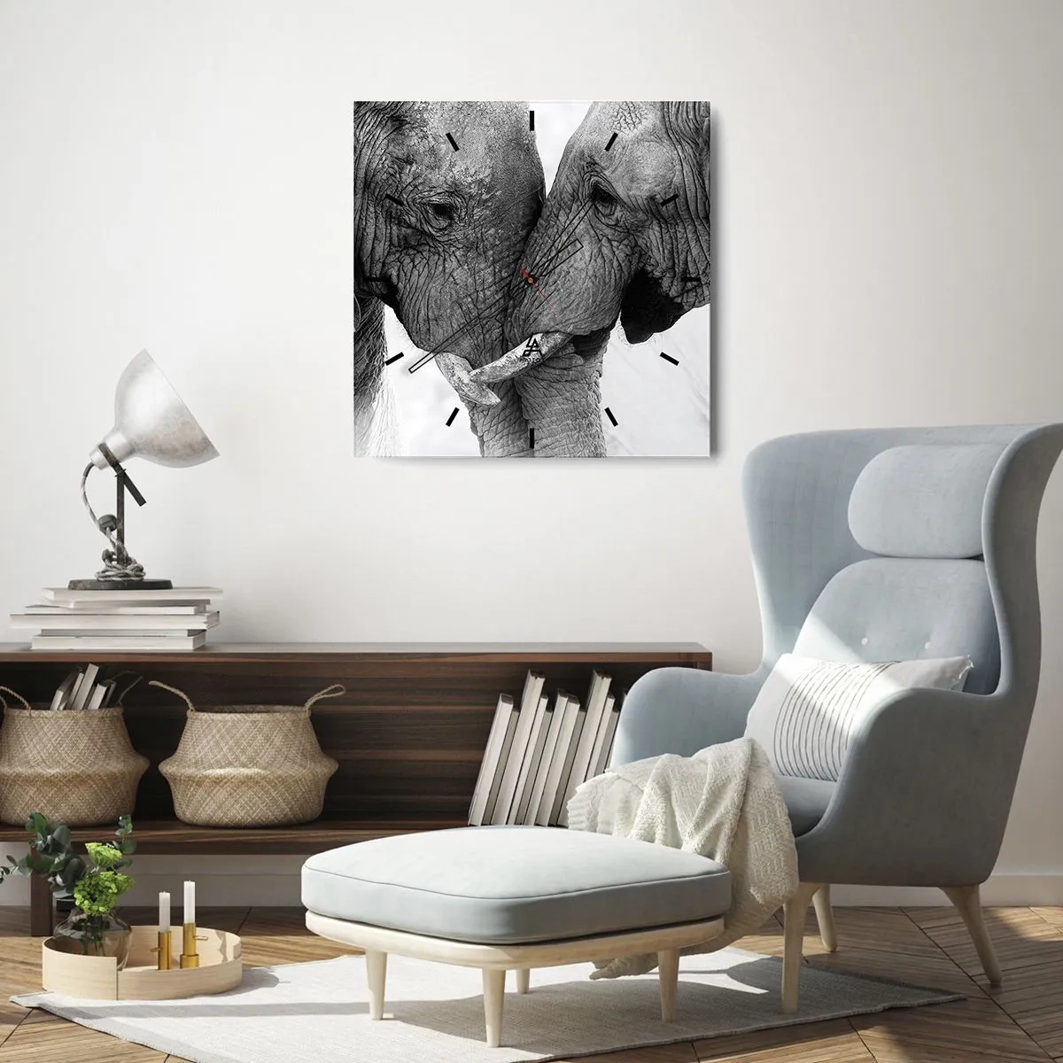 Nástěnné hodiny - Upřímné vyznání - 40x40 cm