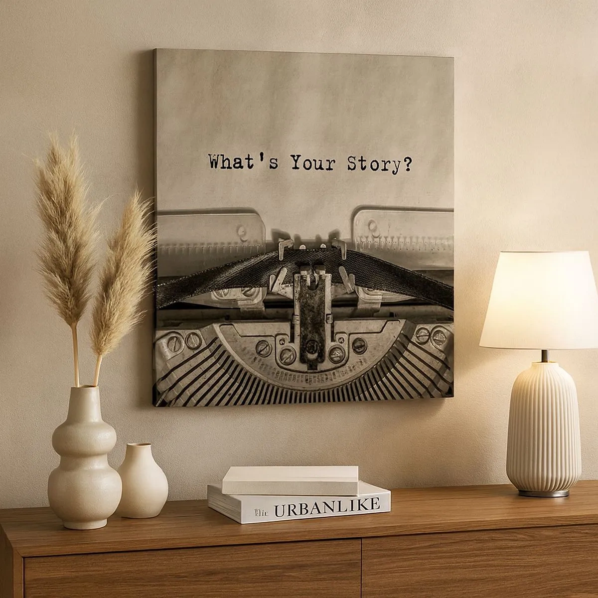 Obraz na plátně - Pověz mi - 30x30 cm