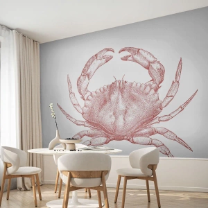 Fototapeta Samolepicí Deluxe Sticker - Krab nad kraby - Krab, Plody moře, Korýši - 100x70 cm