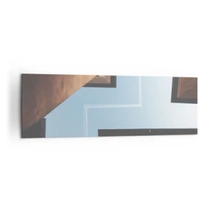 Obraz na plátně - Nad městským labyrintem - 160x50 cm