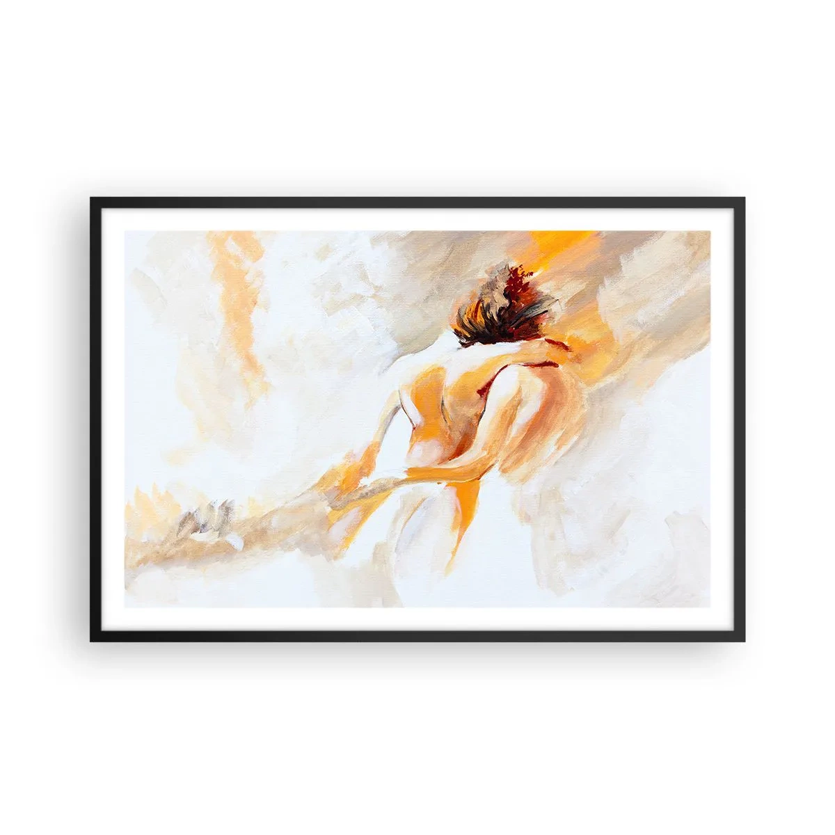 Plakát v černém rámu - Blízkost v nebi - 91x61 cm