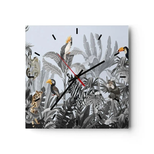 Nástěnné hodiny - Africká pohádka - 40x40 cm
