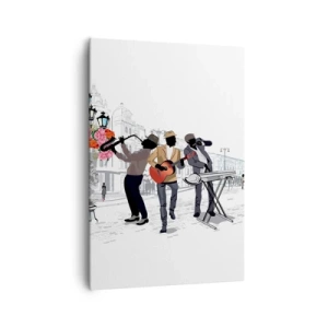 Obraz na plátně - Hudba ulice - 70x100 cm