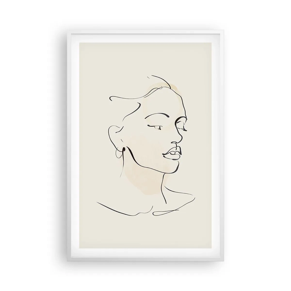 Plakát v bílém rámu - Výrazným tahem - 61x91 cm