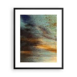 Plakát v černém rámu - Nenáhodná barevná kompozice - 40x50 cm