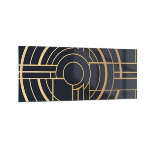 Obraz na skle - Obraty události - 100x40 cm