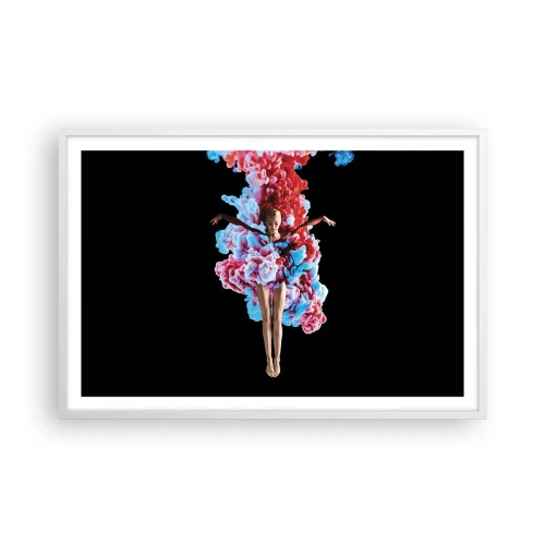 Plakát v bílém rámu - V plném květu - 91x61 cm
